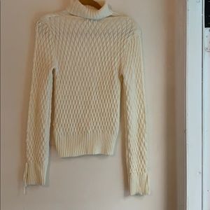 Cream turtleneck